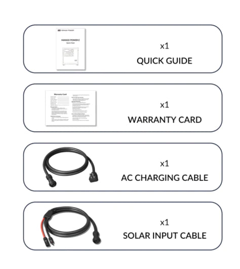 Mango Power E Home Backup Big Battery Kit (1* Mango Power E + 1*Extra Battery): 3kW/7kWh@120V MPB01US1N003