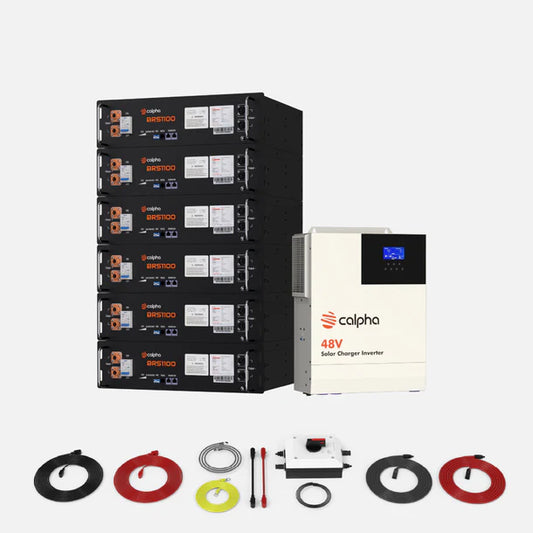 Calpha 5kW Inverter and 30.72kWh Battery CC8