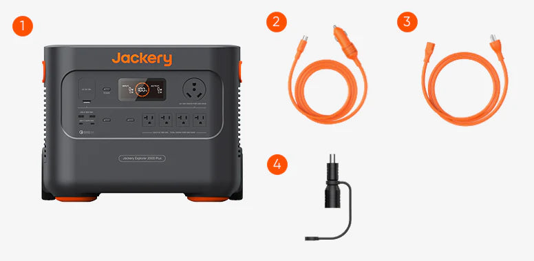 Jackery Explorer 2000 Plus Portable Power Station 21-0001-000016