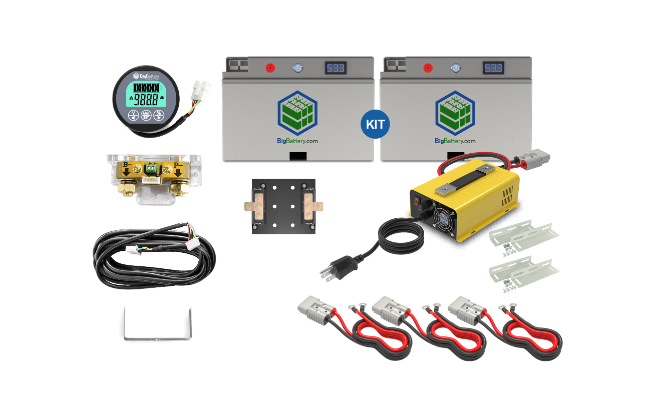 BigBattery 48V 2X FALCON ELITE KIT – LiFePO4 – 122Ah – 6.12kWh KIT0694