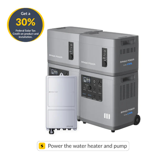 Mango Power E Home Backup Kit Pro(2* Mango Power E+2* Extra Battery + mPanel Pro): 6kW/14kWh@240V MPB01US1N006