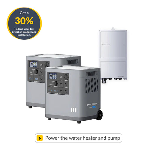 Mango Power E Home Backup Home Backup Kit(2* Mango Power E + 1*mPanel Pro): 6kW/7kWh@240V MPB01US1N028