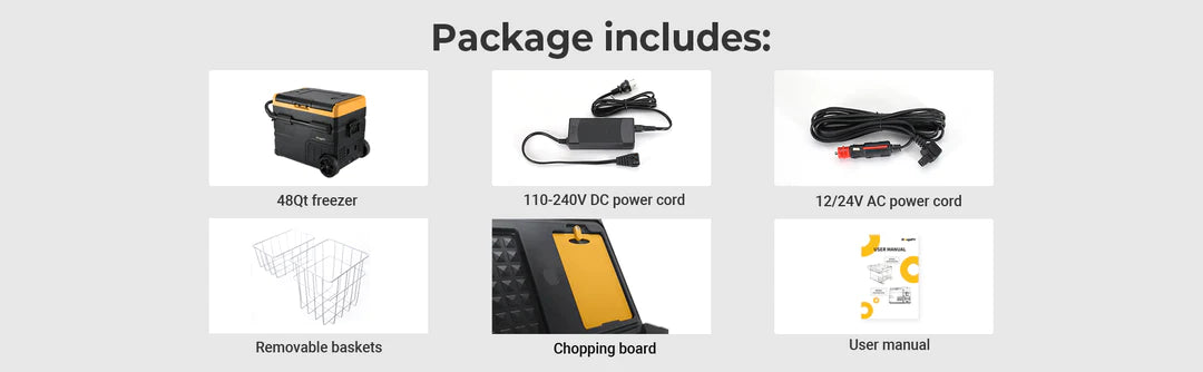 BougeRV CR45 48 Quart (45L) Portable Fridge Freezer