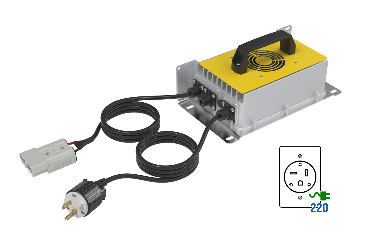 BigBattery 48V 1x MUSTANG Fast Charger Kit – Golf KIT0931