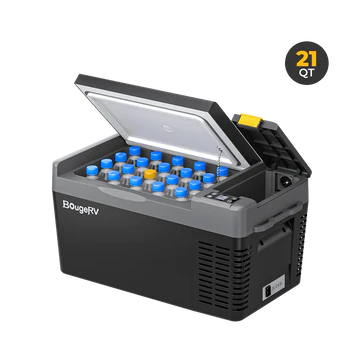 BougeRV CRPRO20 21 Quart 12V Portable Car Fridge Freezer