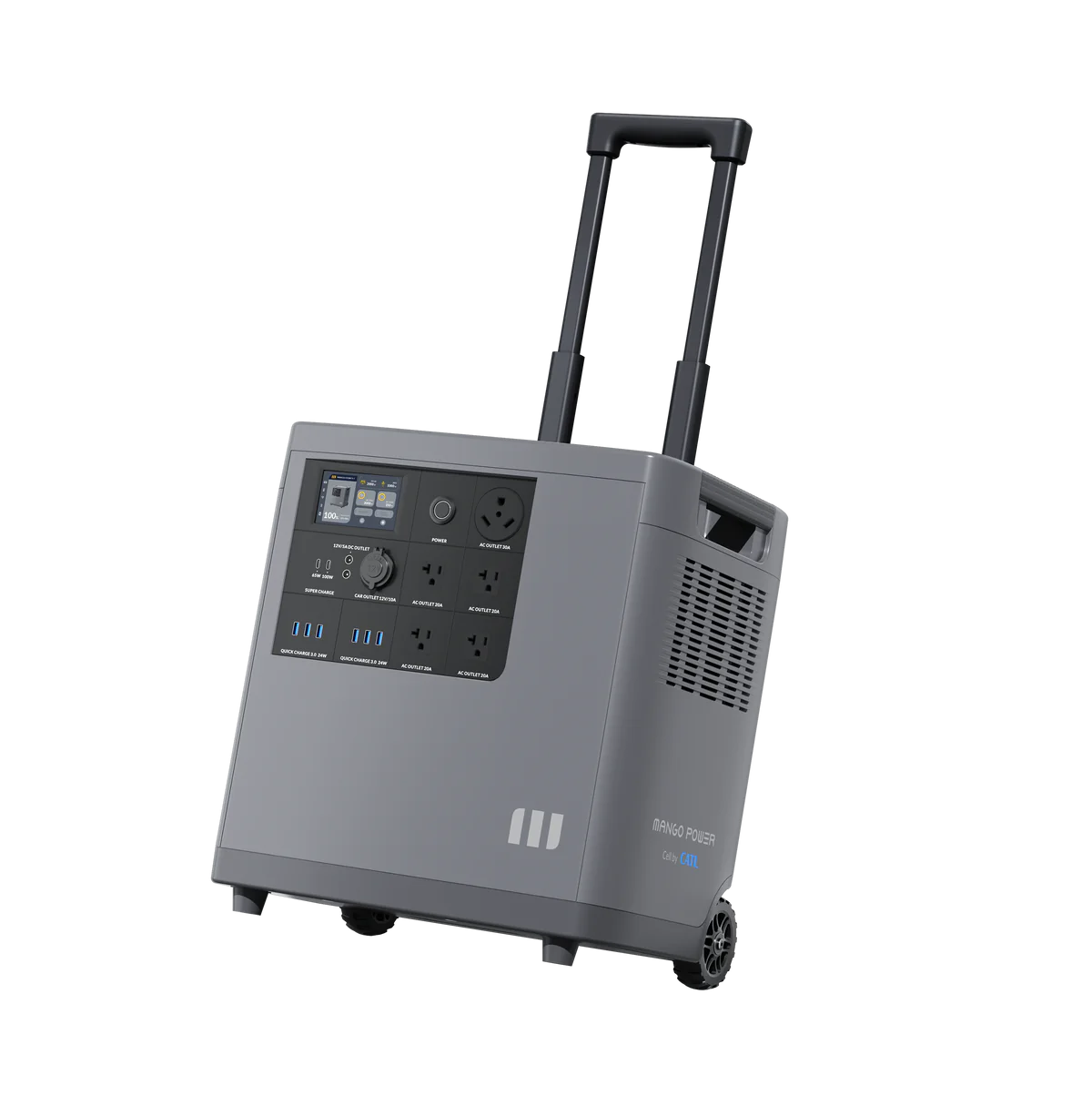Mango Power E Home Backup Big Battery Kit (1* Mango Power E + 1*Extra Battery): 3kW/7kWh@120V MPB01US1N003
