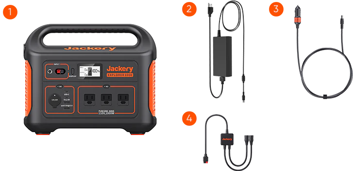 Jackery Explorer 1000 Portable Power Station 70-1000-USO001