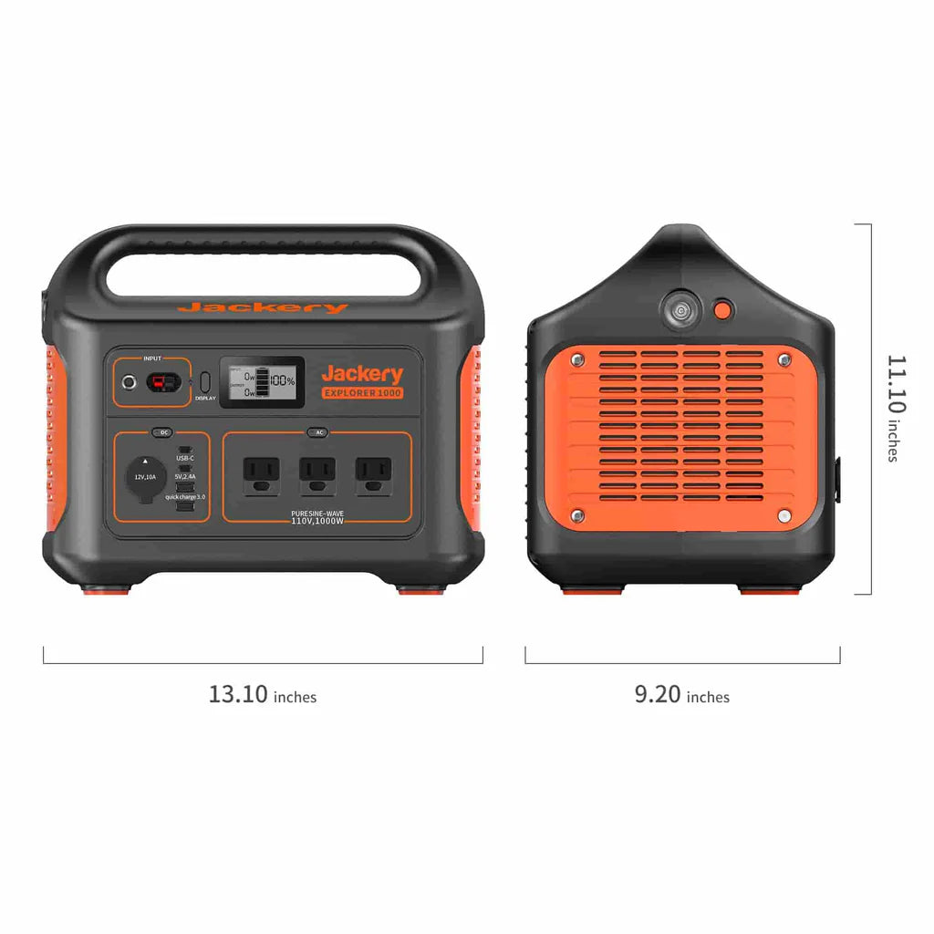 Jackery Explorer 1000 Portable Power Station 70-1000-USO001