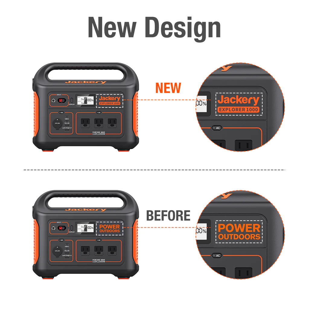 Jackery Explorer 1000 Portable Power Station 70-1000-USO001