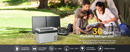 BougeRV 12V 30 Quart (28L) Portable Fridge E0401-02804