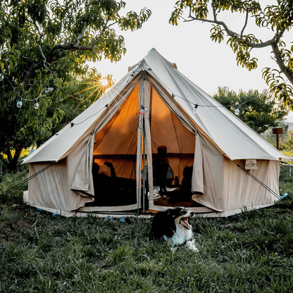 White Duck Outdoors 13' Regatta Bell Tent Fire/Water resistant X002U410QN