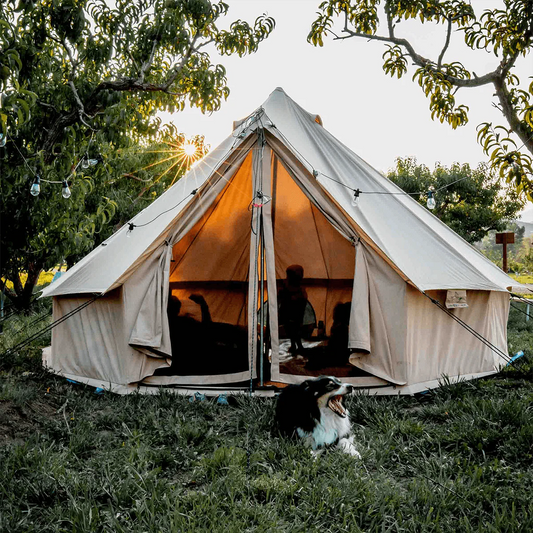 White Duck Outdoors 13' Regatta Bell Tent Fire/Water resistant X002U410QN
