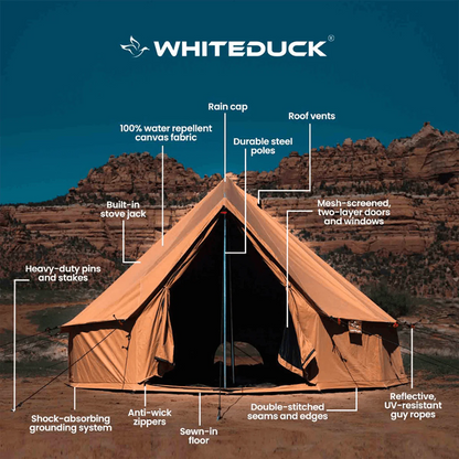 White Duck Outdoors 13' Regatta Bell Tent 810055839841