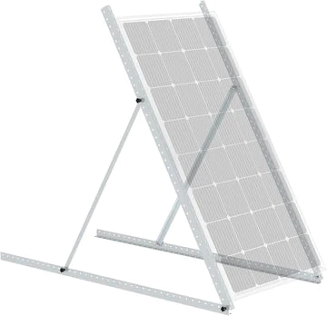 BougeRV 58in Adjustable Solar Panel Tilt Mount Brackets with Foldable Tilt Legs