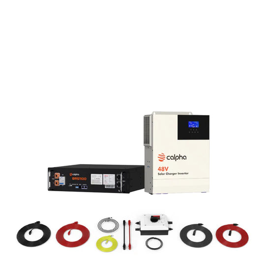 Calpha  5kW Inverter and 5.12kWh Battery CC15