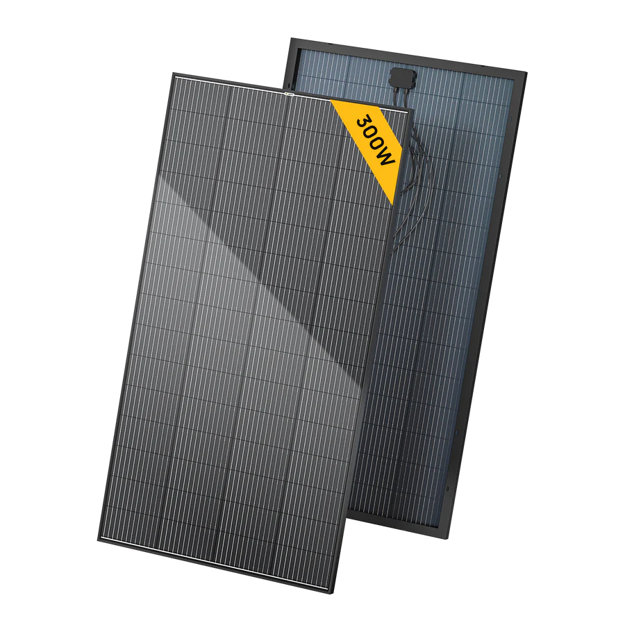 BougeRV 300W 12V 12BB Mono Solar Panel ISE239