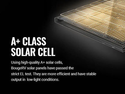 BougeRV 400W 12V 10BB Mono Solar Panel ISE187