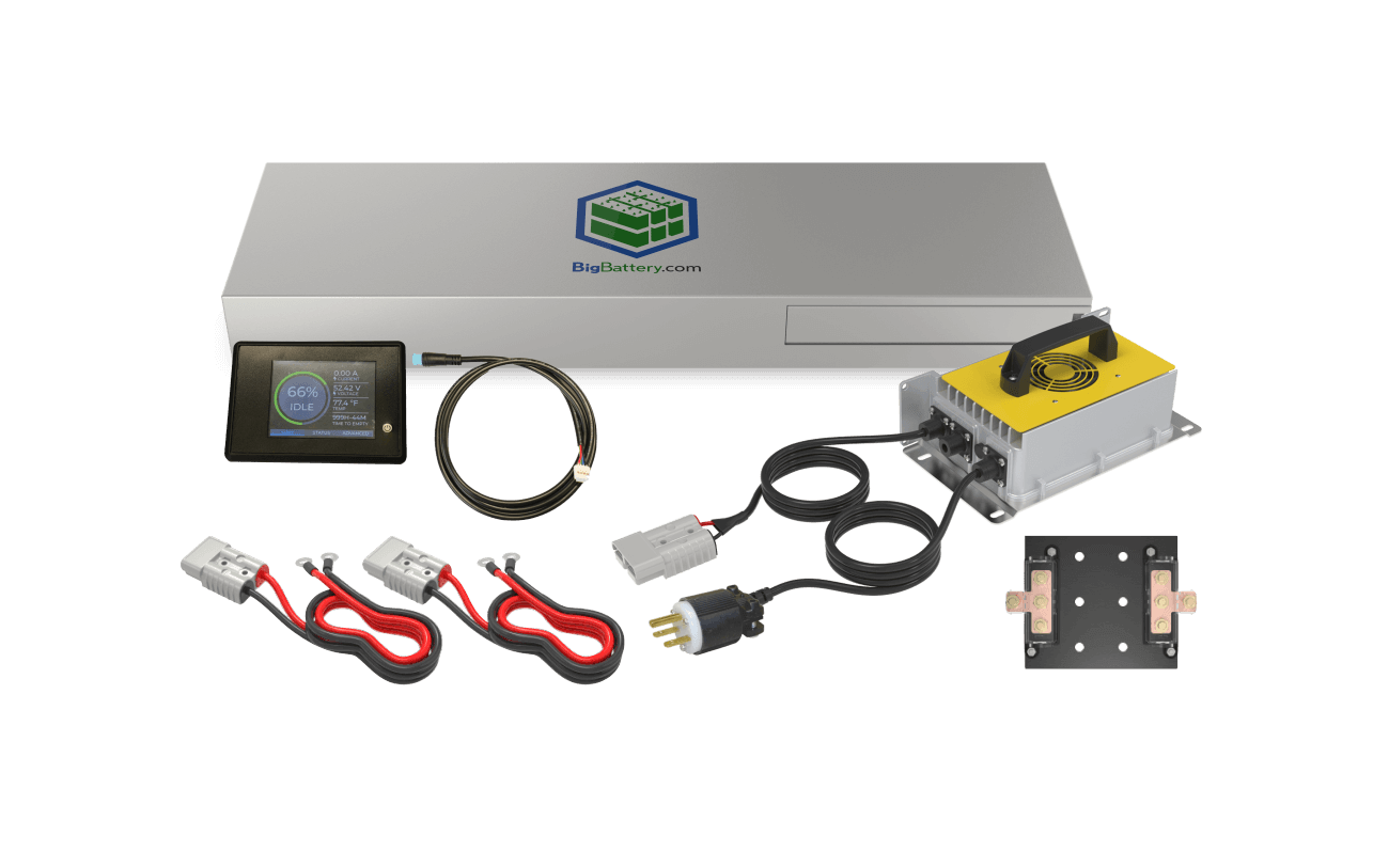 BigBattery 48V 1x MUSTANG Fast Charger Kit – Golf KIT0931