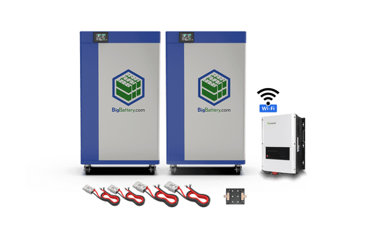 BigBattery 48V 2X KONG ELITE MAX 12K INVERTER KIT – LiFePO4 – 744Ah – 38kWh KIT0893