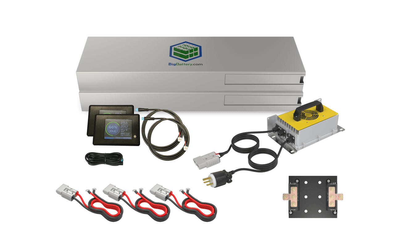 BigBattery 48V 2x MUSTANG Fast Charger Kit – Golf KIT0932