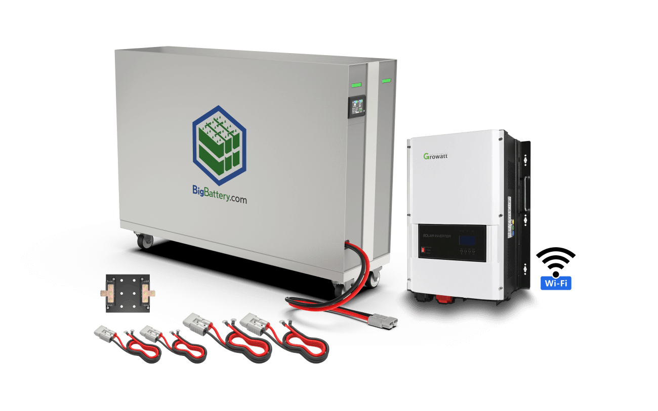BigBattery 48V 2X RHINO INVERTER KIT – LiFePO4 – 552Ah – 28kWh KIT0672