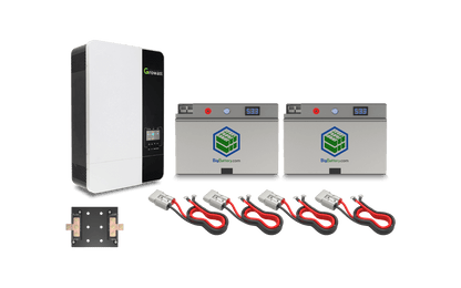 BigBattery 48V 2X FALCON ELITE INVERTER KIT – LiFePO4 – 122Ah – 6.2kWh KIT0900