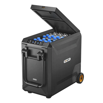 BougeRV ASPEN 50 PRO 12 Volt 53QT Dual-System IceDrive Fridge with Wheels E0401-05105