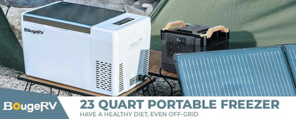 BougeRV 12V 23 Quart Portable Fridge For Travel