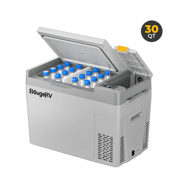 BougeRV CRPRO30 30 Quart 12V Portable Car Fridge Freezer