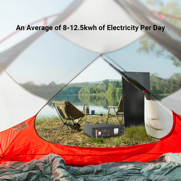 Calpha 2kW 10.24kWh Rigid Solar Panel Kits (5kW Inverter) CC5