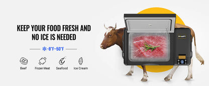 BougeRV CRPRO30 VIP Upgraded 30 Quart Portable Refrigerator