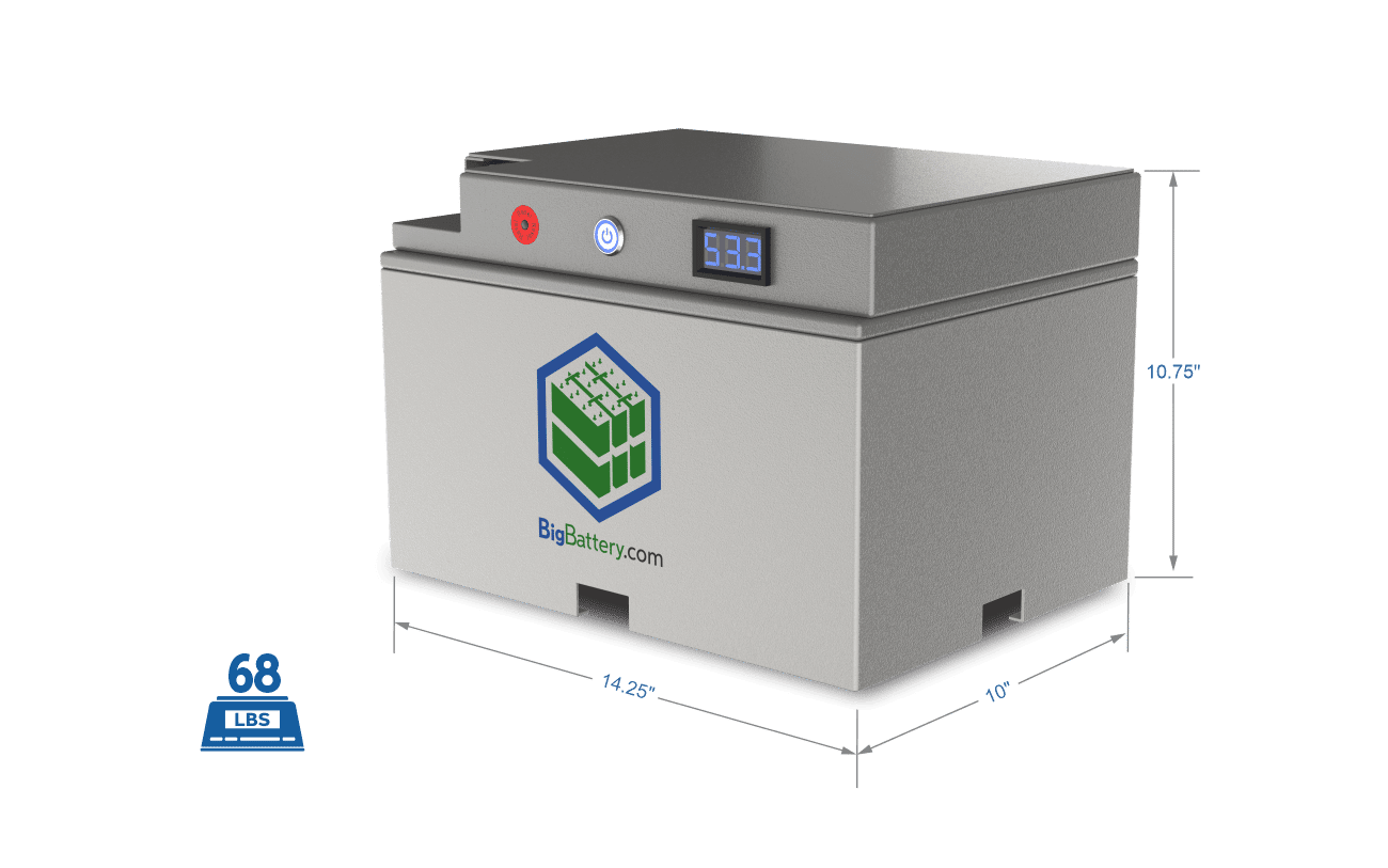 BigBattery 48V 3X FALCON ELITE KIT – LiFePO4 – 183Ah – 9.18kWh KIT0890