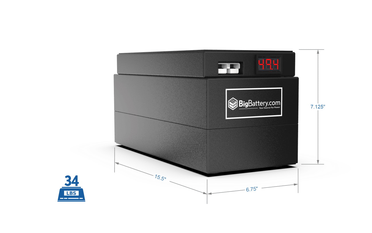 BigBattery 48V 3X BADGER KIT – NMC – 144Ah – 6.3kWh KIT0896