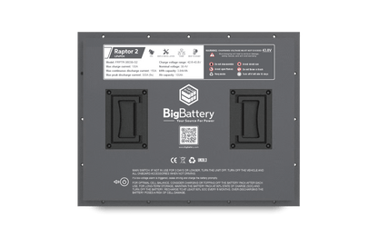 BigBattery 36V RAPTOR 2 – 3.84kWh LiFePO4 FRPTR-36038-G2