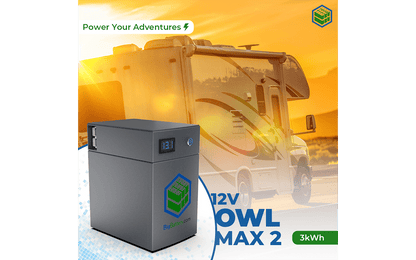 BigBattery 12V Van / RV OWL Max System – AIMS 2kW + 3kWh OWL Max Battery KIT0555