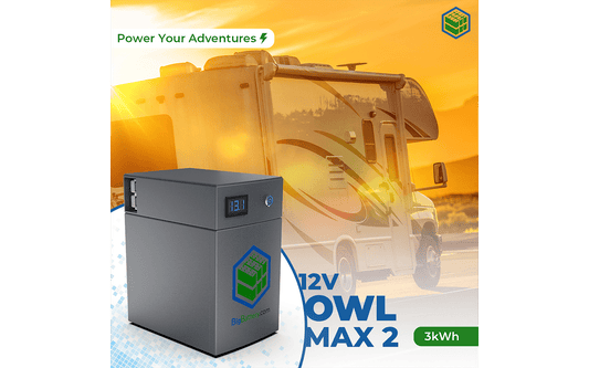 BigBattery 12V Van / RV OWL Max System – AIMS 2kW + 3kWh OWL Max Battery KIT0555
