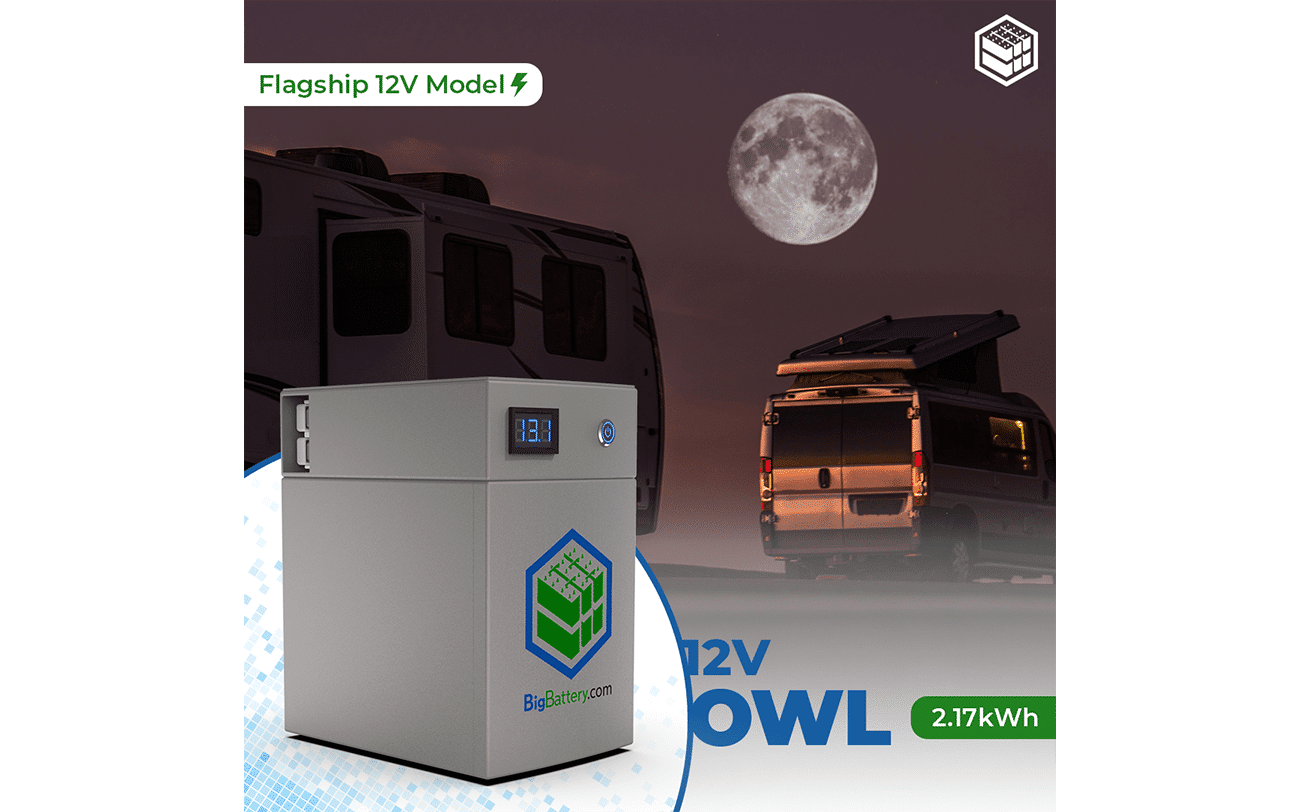 BigBattery 12V OWL 2X KIT – LifePO4 – 340Ah – 4.352kWh KIT0553