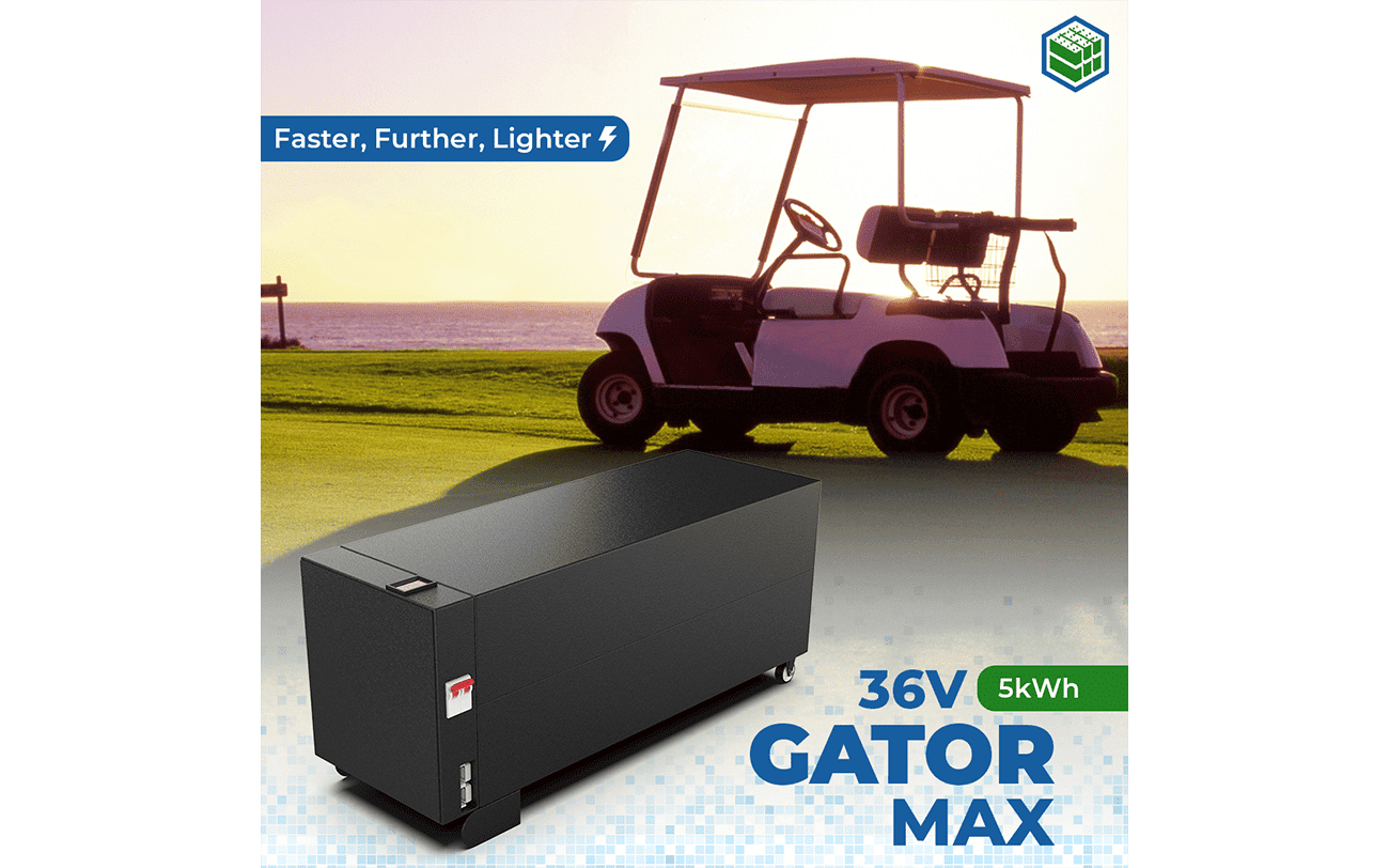 BigBattery 36V GATOR MAX KIT – LiFePO4 – 120Ah – 5kWh KIT0580