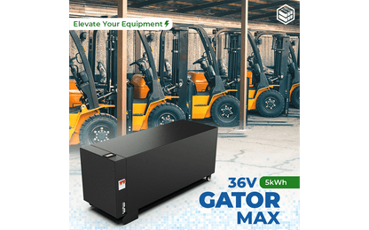 BigBattery 36V GATOR MAX – LiFePO4 – 120Ah – 5kWh AGATR-36050-G1