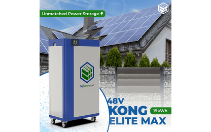 BigBattery 48V 2X KONG ELITE MAX 12K INVERTER KIT – LiFePO4 – 744Ah – 38kWh KIT0893