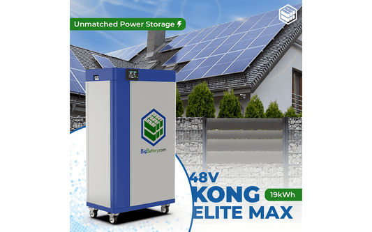 BigBattery 48V 2X KONG ELITE MAX 6K INVERTER KIT – LiFePO4 – 744Ah – 38kWh KIT0923